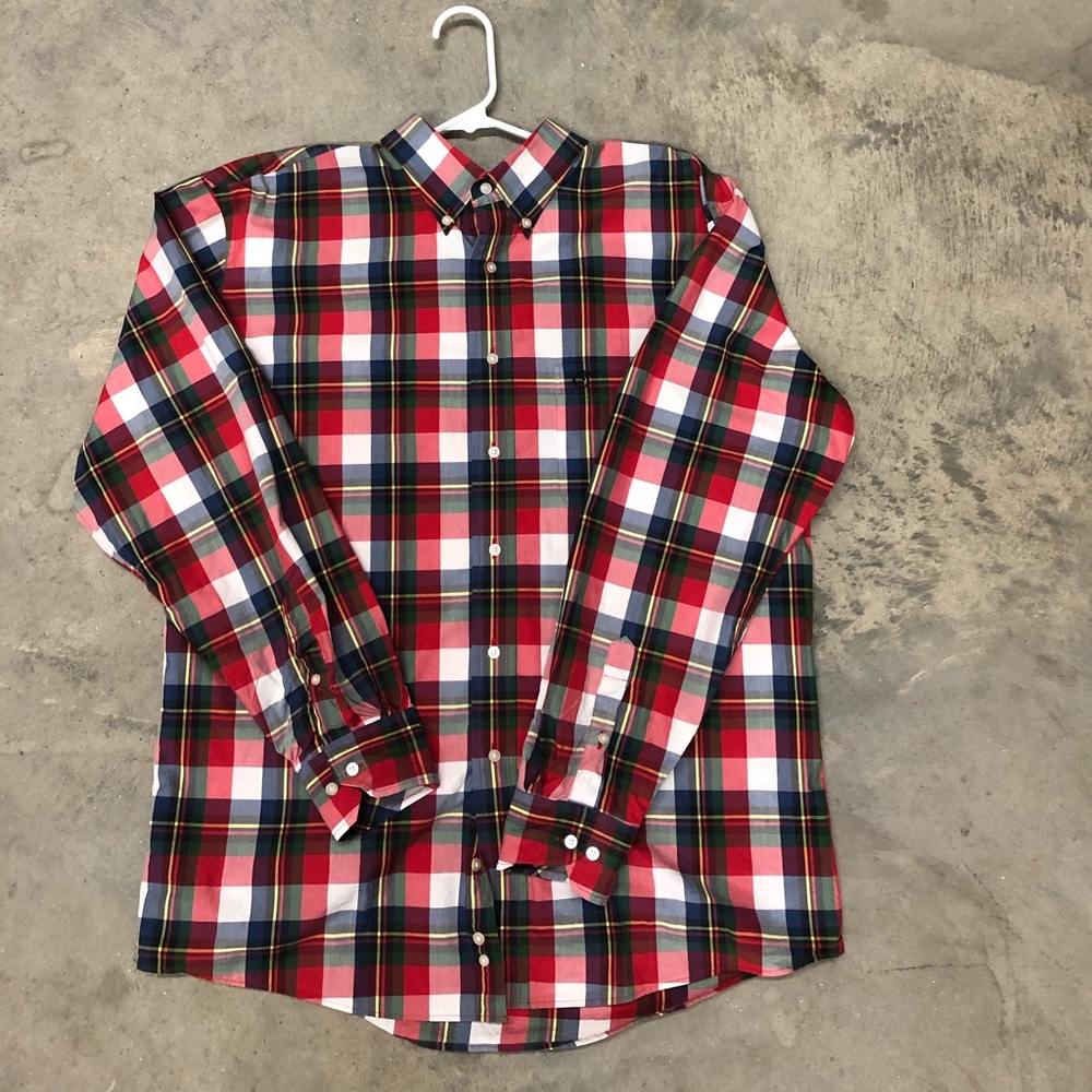 Peach state pride button down